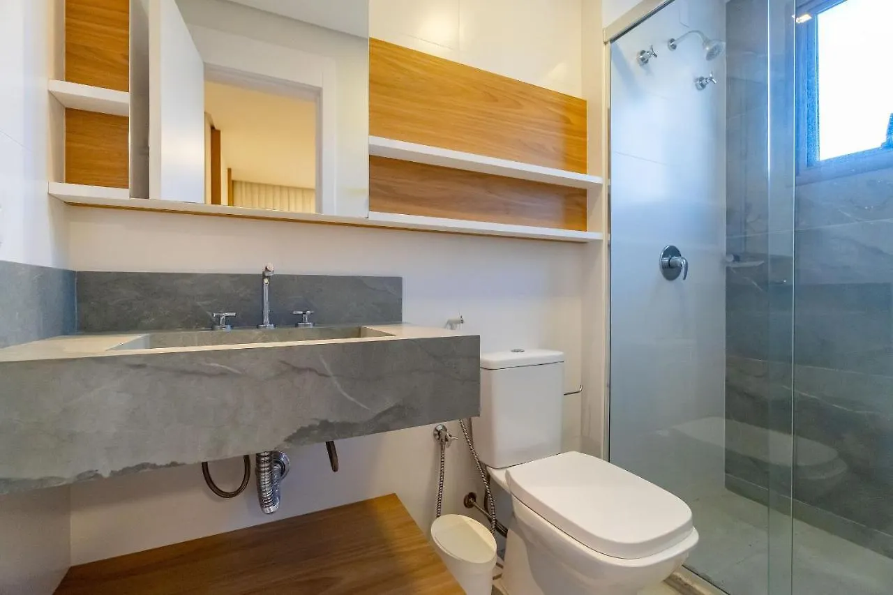 شقة Porto Madero - Amplo Apartamento Em Condo Com Piscina بومبينهاس