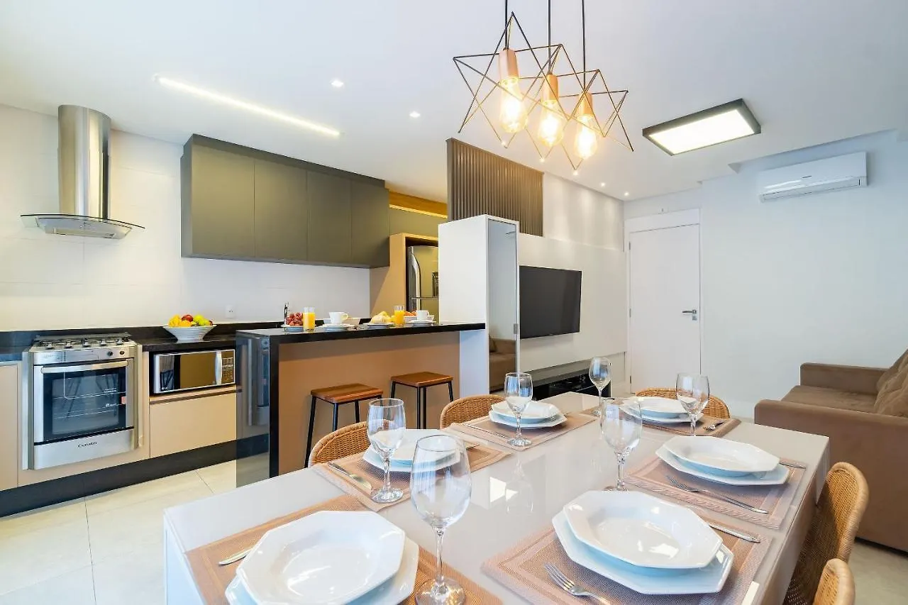 شقة Porto Madero - Amplo Apartamento Em Condo Com Piscina بومبينهاس البرازيل